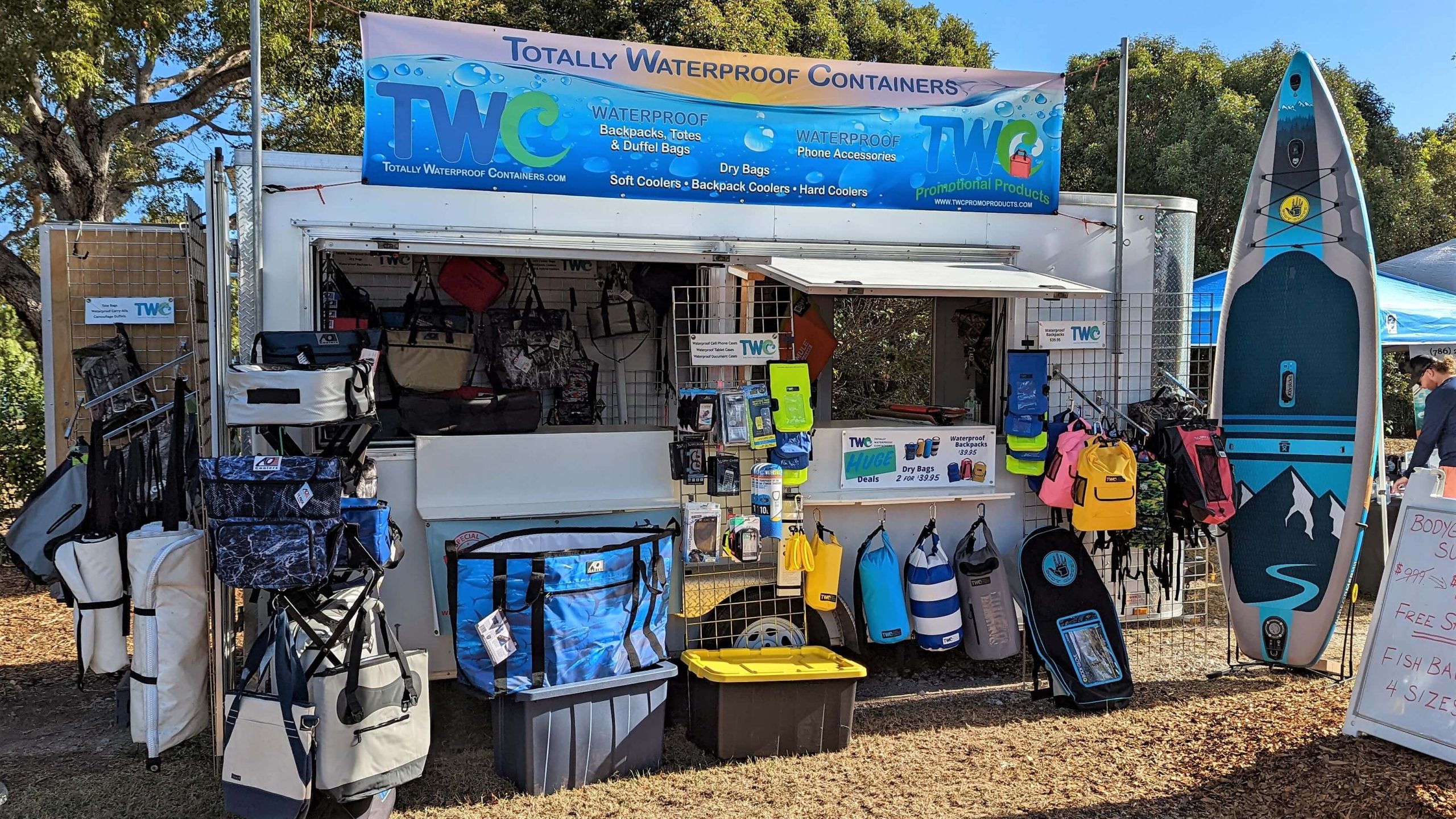 Madeira Beach Nautical Flea • Totally Waterproof Containers